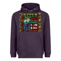 Plum reely awesome dad Heavyweight Hoodie - HRA Design Shop
