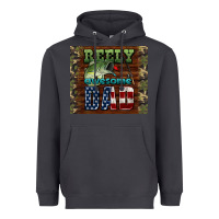Smoke reely awesome dad Heavyweight Hoodie - HRA Design Shop