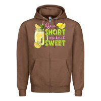 Chestnut life is  make it sweet Zipper Hoodie - texasbilliewilder