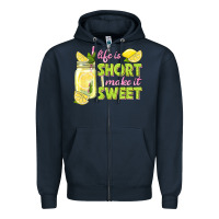 Navy life is  make it sweet Zipper Hoodie - texasbilliewilder