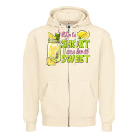Sandshell life is  make it sweet Zipper Hoodie - texasbilliewilder