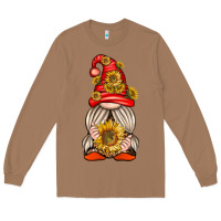 Toasted Coconut western gnome with sunflowers Long Sleeve Tee - texasbilliewilder
