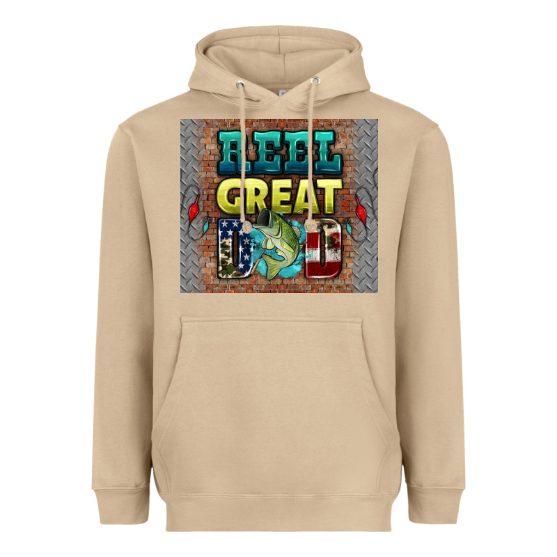 Reel Great Dad Heavyweight Hoodie by HRA Design Shop | Teevron