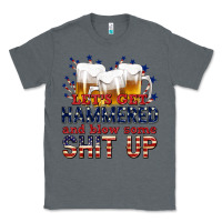 Charcoal Heather lets get hammered Classic Tee - texasbilliewilder