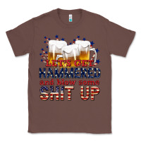 Chestnut lets get hammered Classic Tee - texasbilliewilder