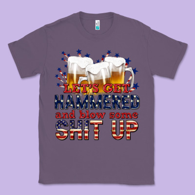 Classic Tee lets get hammered