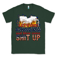 Sports Green lets get hammered Classic Tee - texasbilliewilder