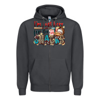 Smoke i'm just here for the snacks Zipper Hoodie - Zillion Design Studio