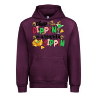 Mauve Wine chip dippin' margarita sippin Urban Hoodie - MaliasSmallBusiness