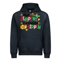 Navy chip dippin' margarita sippin Urban Hoodie - MaliasSmallBusiness