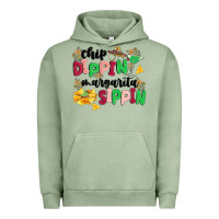 Pigment Oil Green chip dippin' margarita sippin Urban Hoodie - MaliasSmallBusiness