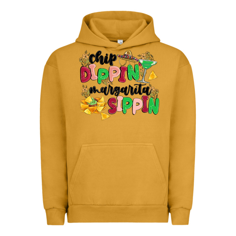 Chip Dippin' Margarita Sippin Urban Hoodie by MaliasSmallBusiness | Teevron