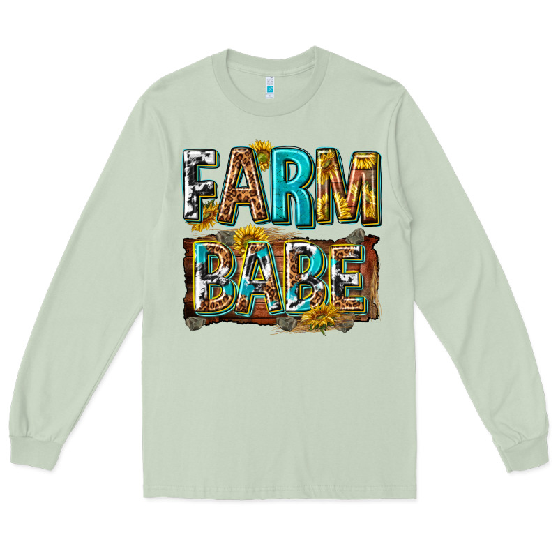 Western Farm Babe Long Sleeve Tee by texasbilliewilder | Teevron
