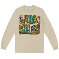 Mushroom western farm babe Long Sleeve Tee - texasbilliewilder