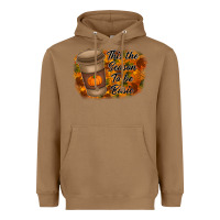 Toasted Coconut tis the season to be basic Heavyweight Hoodie - RacoonDesign