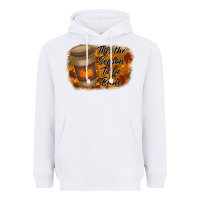 White tis the season to be basic Heavyweight Hoodie - RacoonDesign
