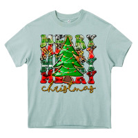 Arona Merry Christmas Tree Heavy Core Tee - CowhideDigitalArt