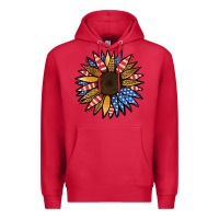 Cardinal Patriotic Sunflower Premium Hoodie - Jasminsmagicworld