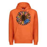 Carrot Patriotic Sunflower Premium Hoodie - Jasminsmagicworld