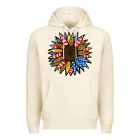 Tofu Patriotic Sunflower Premium Hoodie - Jasminsmagicworld