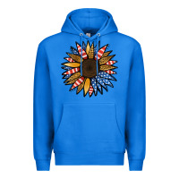 True Royal Patriotic Sunflower Premium Hoodie - Jasminsmagicworld