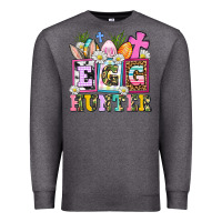 Charcoal Heather egg hunter Premium Sweatshirt - AdoDesignShop