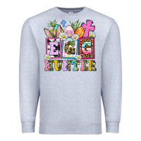 Heather Grey egg hunter Premium Sweatshirt - AdoDesignShop