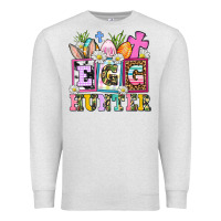 Oatmeal Heather egg hunter Premium Sweatshirt - AdoDesignShop