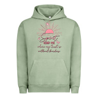 Pigment Oil Green spririt religious quote Urban Hoodie - MaliasSmallBusiness