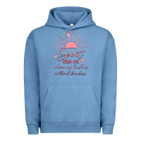 Pigment Pebble Blue spririt religious quote Urban Hoodie - MaliasSmallBusiness