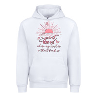 White spririt religious quote Urban Hoodie - MaliasSmallBusiness