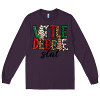 Plum Little debbie slut Christmas Long Sleeve Tee - RanaPortraitStore