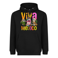 Black viva mexico mexican coffee cups Heavyweight Hoodie - FaDigitalArtStudio
