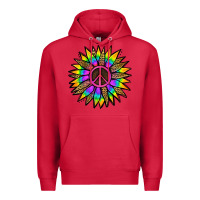 Cardinal Peace Hippie Sunflower Premium Hoodie - Jasminsmagicworld