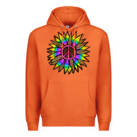 Carrot Peace Hippie Sunflower Premium Hoodie - Jasminsmagicworld