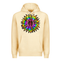 Pina Colada Peace Hippie Sunflower Premium Hoodie - Jasminsmagicworld