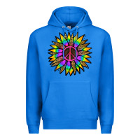 True Royal Peace Hippie Sunflower Premium Hoodie - Jasminsmagicworld