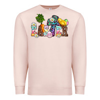Pale Pink easter Premium Sweatshirt - AdoDesignShop