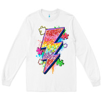 Lightning Bolt Autism Long Sleeve Tee | Teevron
