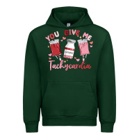 Forest Green you give me tachycardia Urban Hoodie - MaliasSmallBusiness