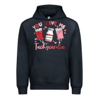 Navy you give me tachycardia Urban Hoodie - MaliasSmallBusiness