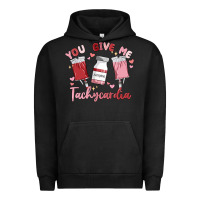 Pigment Black you give me tachycardia Urban Hoodie - MaliasSmallBusiness
