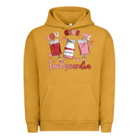 Pigment Peanut Butter you give me tachycardia Urban Hoodie - MaliasSmallBusiness