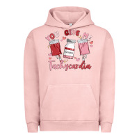 Pigment Salmon you give me tachycardia Urban Hoodie - MaliasSmallBusiness