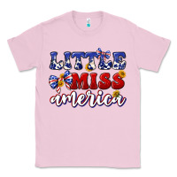 Bubblegum Pink little miss america Classic Tee - texasbilliewilder