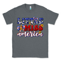 Charcoal Heather little miss america Classic Tee - texasbilliewilder
