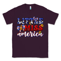 Plum little miss america Classic Tee - texasbilliewilder