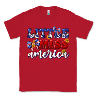 Red little miss america Classic Tee - texasbilliewilder