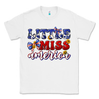 White little miss america Classic Tee - texasbilliewilder