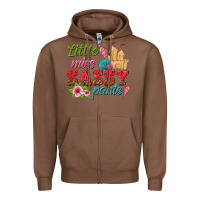 Chestnut little miss sassy pants Zipper Hoodie - texasbilliewilder